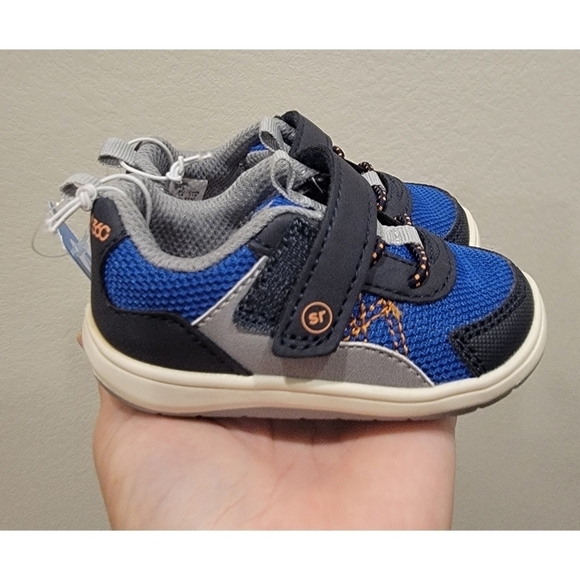 Stride Rite 360 Carson Toddler Blue Grey Sneakers size 3 months - Picture 2 of 7